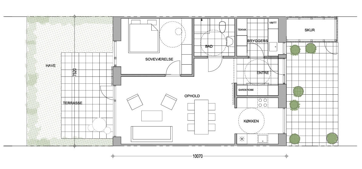 Hustype B: 76 m2